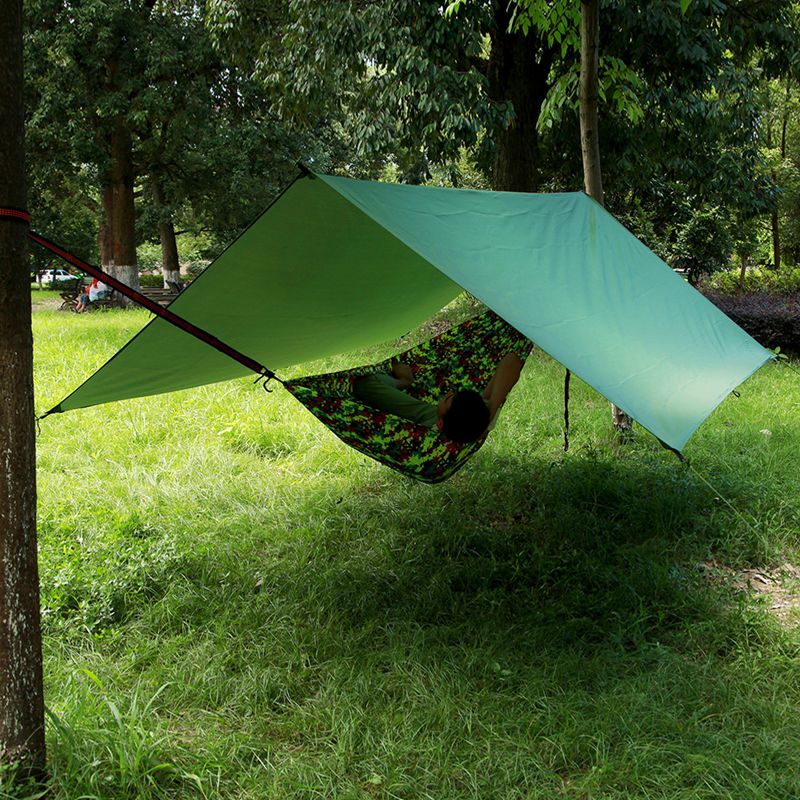 Cheap Goat Tents 1Sets Outdoor Cloth Sunshade Tent Equipments Waterproof Sun Protection Beach Awning Canopy Moisture proof Mat Tents 